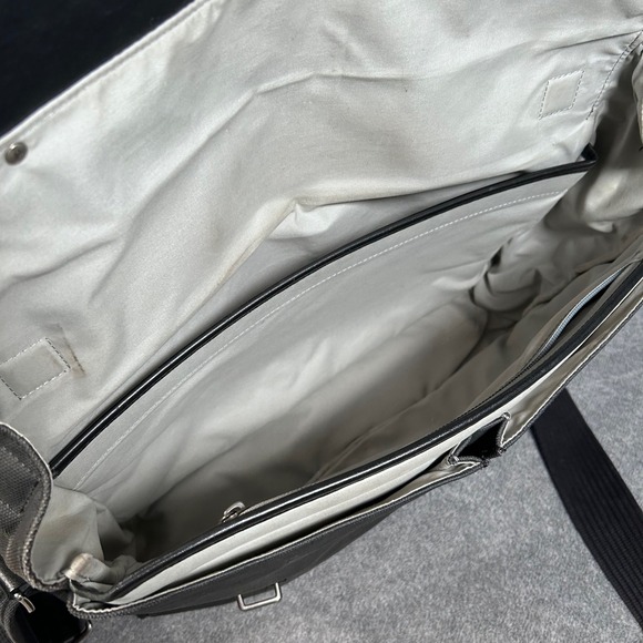 Timbuk2 Proof Messenger Bag 10-12L Waxed Canvas Leather Laptop Shoulder Black - Picture 14 of 16